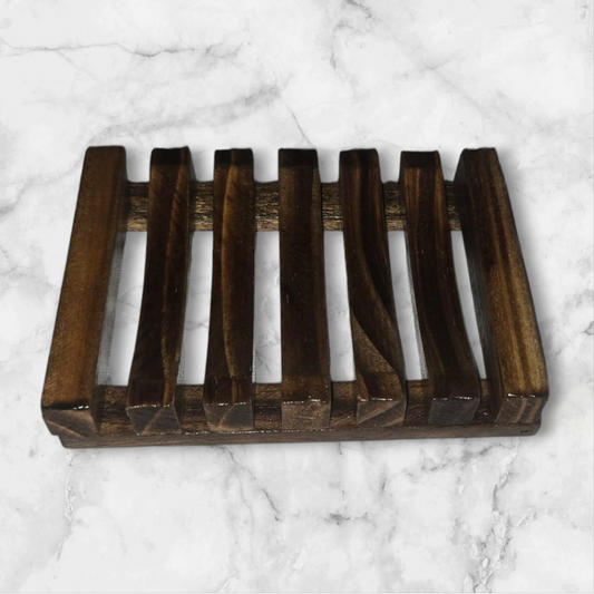 Wooden soap holder